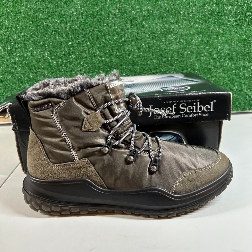 Romika Marla Waterproof Boots TopDry Tex Ankle Booties Green‎ Womens 6.5 / 37 EU